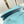 NANO MADELEINE 21 IN SKY BLUE EMBOSSED CALFSKIN SILVER HARDWARE