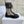 CD D-Major Ankle Boot In Dark Beige Mix Black Canvas And Cowhide 105071