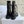 CD D-Unit Ankle Boot In Dark Beige Mix Black Canvas And Glossy Cowhide 105082