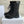 CD D-Unit Ankle Boot In Black Tweed Fabric And Glossy Cowhide 105086