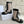 CD D-Unit Ankle Boot In Beige Mix Black Tweed Fabric And Glossy Cowhide 105088