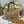 CD Toujours 28.5 Camel Brown Cowhide And Fur Gold Hardware