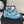 CC Thong Sandals In Could Blue Lambskin 147039