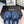 CC Thong Slippers In Navy Blue Denim Fabric 147052