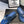 CC Thong Slippers In Navy Blue Denim Fabric 147052