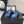 CC Thong Slippers In Navy Blue Denim Fabric 147052