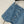 CD Short Skirt Retro Blue Cotton