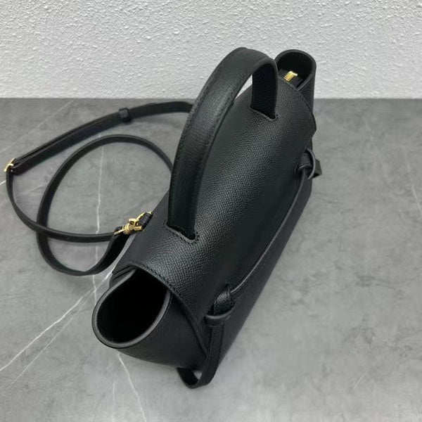 Celine Nano Belt Bag Black Grain Leather