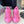CHUNKY SNEAKERS IN PINK MIX BLACK POLYURETHANE, POLYESTER AND NYLON