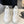 CHUNKY SNEAKERS IN WHITE POLYURETHANE, POLYESTER AND NYLON