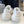 CHUNKY SNEAKERS IN WHITE POLYURETHANE, POLYESTER AND NYLON