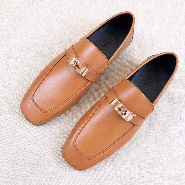 HM Men's Loafer Brown Calfskin 539737