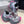 DAD SHOES IN GRAY MIX PINK MESH AND CALFSKIN