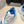 DAD SHOES IN WHITE MIX BLUE MESH AND CALFSKIN