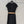 LV 25 Monogram Jacquard Logo Denim Dress Black Cotton
