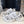 3XL EXTREME LACE SNEAKER WHITE AND SILVER