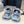 3XL EXTREME LACE SNEAKER GRAY AND LIGHT BLUE