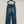 CD Ripped Straight Jeans Blue Cotton