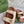 GC sandal with Double G Brown mix Beige Canvas Sheepskin 291016