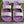 GC sandal with Double G Purple Canvas Sheepskin 291018