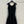 CD U-neck Large A-line Skirt Black Viscose Polyamide