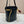 PRA bucket bag iron chain belt black leather 341179