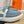 HM Denim Loafer Blue White Cowhide Cloth 317048