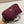 PRA clutch large 17 burgundy nylon fabric