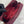PRA clutch large 17 burgundy nylon fabric