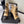CC Buckle Ankel Boots With Chain 100mm Beige Black Sheepskin GHW 432500