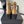CC Buckle Ankel Boots With Chain 100mm Beige Black Sheepskin GHW 432500
