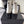 CC Buckle Ankel Boots With Chain 100mm White Black Sheepskin GHW 432501