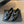 CC 25SS Bow Flat Shoes Black Sheepskin Canvas 530673