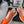 Pra 2025 Sneaker Orange mix Gray Patent Leather Mesh 554581