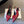 Celine Signature Slingback 5cm Red Lambskin 619635