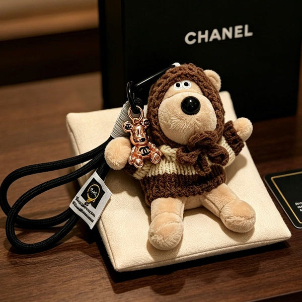 CC Cute Plush Dog Charm
