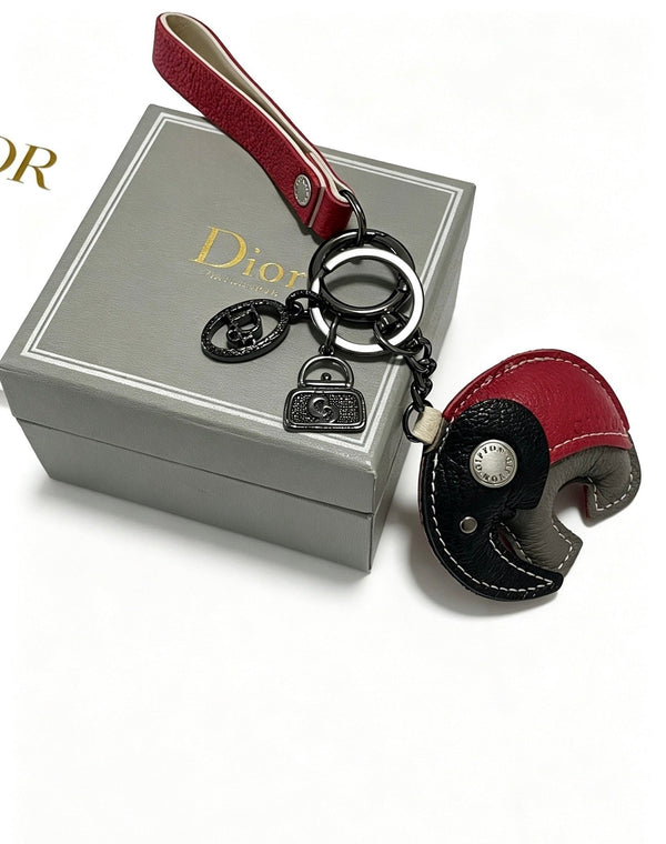CD Leather Elephant Charm