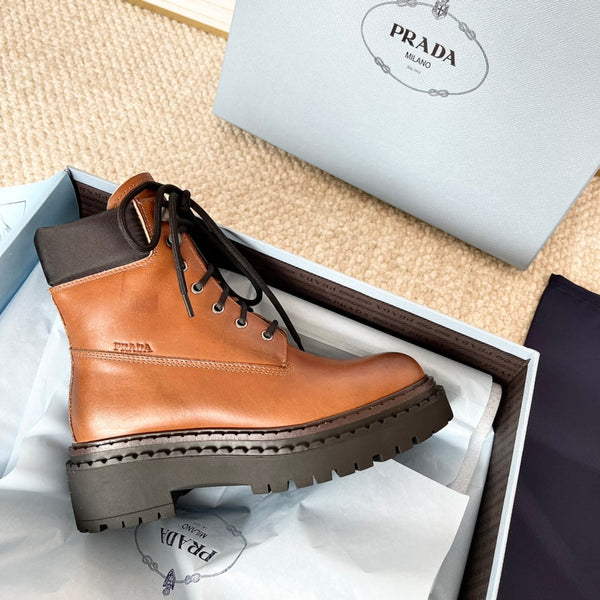 Prad 2026 Re-Nylon Ankle Boots Cowhide 149578