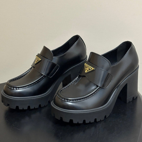 Prad 2026 Teak Loafers 85mm Cowhide 151271
