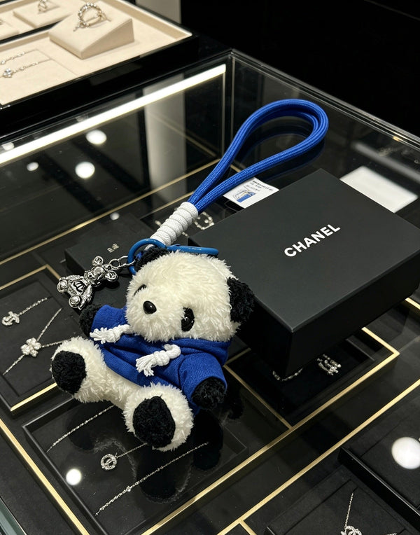 CC White Blue Bear Charm