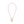 LOCK MEDIUM PENDANT PINK DIAMOND PINK GOLD NECKLACE
