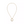 LOCK NECKLACE MEDIUM PENDANT GOLD PAVED DIAMONDS