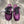 PRA 26S Mule Sneaker Purple Suede Canvas