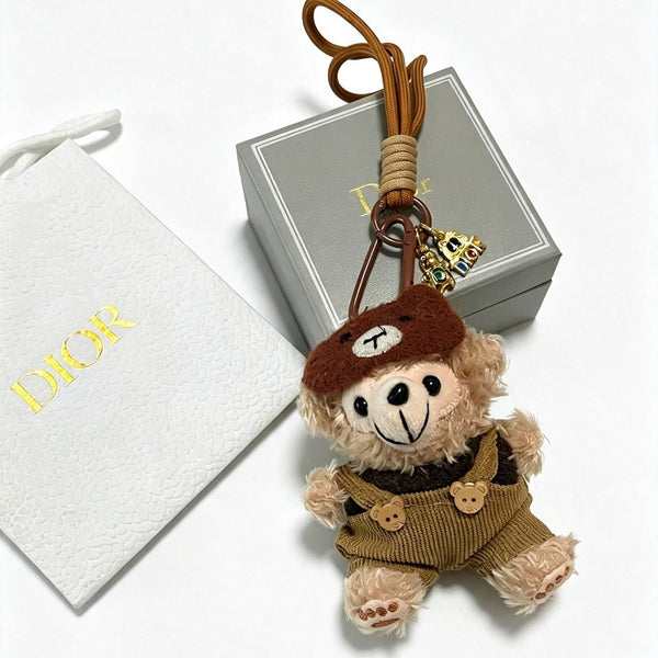 CD Wool Brown Bear Charm