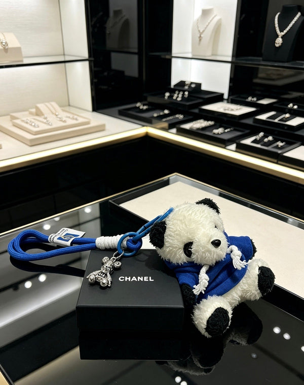 CC White Blue Bear Charm