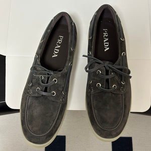 Prad 2026 Lace Up Boat Shoes Suede 151260