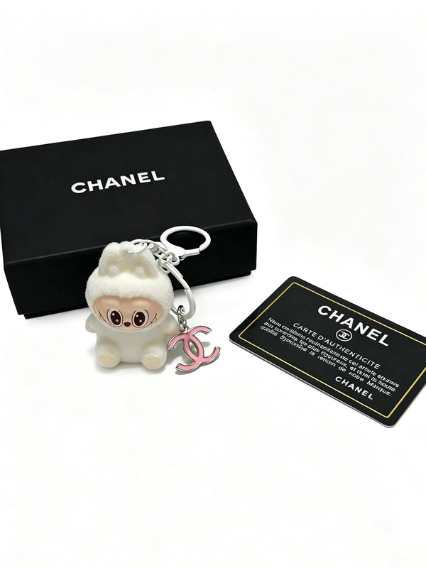 CC White Labubu Charm