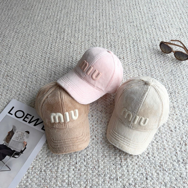 Miu Fleece Baseball Cap 515563