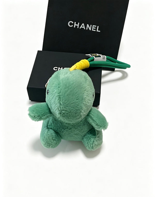 CC Cute Green Dinosaur Plush Toy Bag Charm