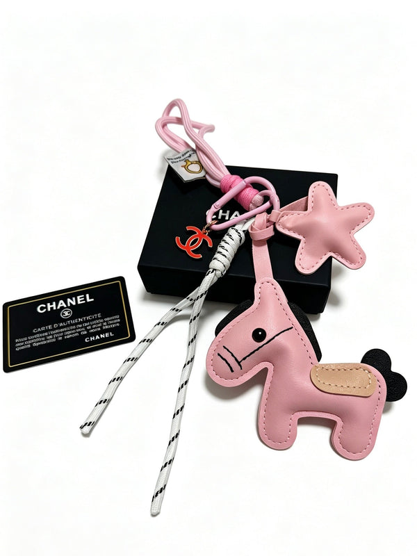 CC Pink Star And Horse Charm